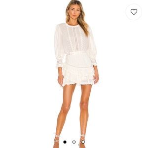 LoveShackFancy Lorelei Mini Dress